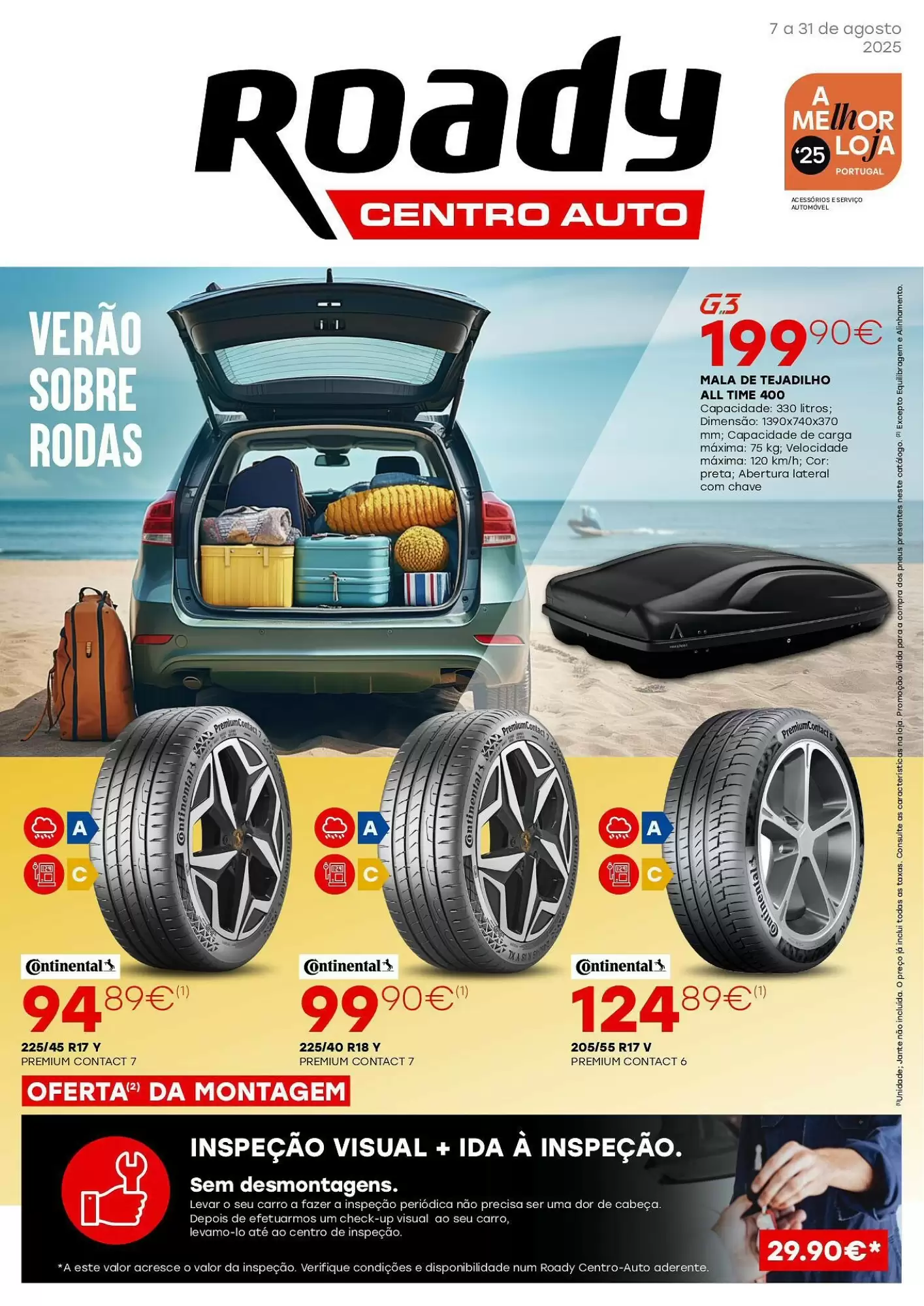 Folheto Roady - Verão Sobre Rodas
