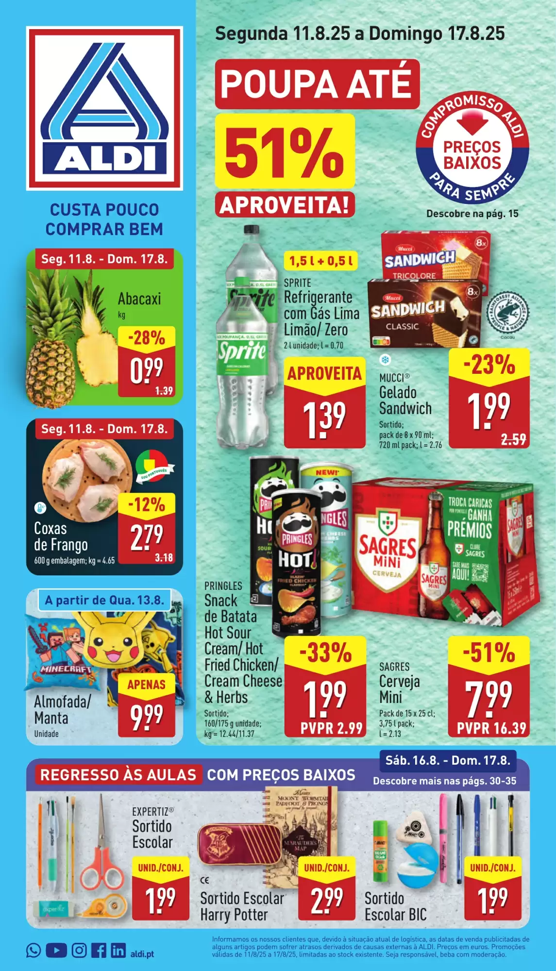Antevisāo Folheto ALDI Proxima Semana de 11 a 17 agosto