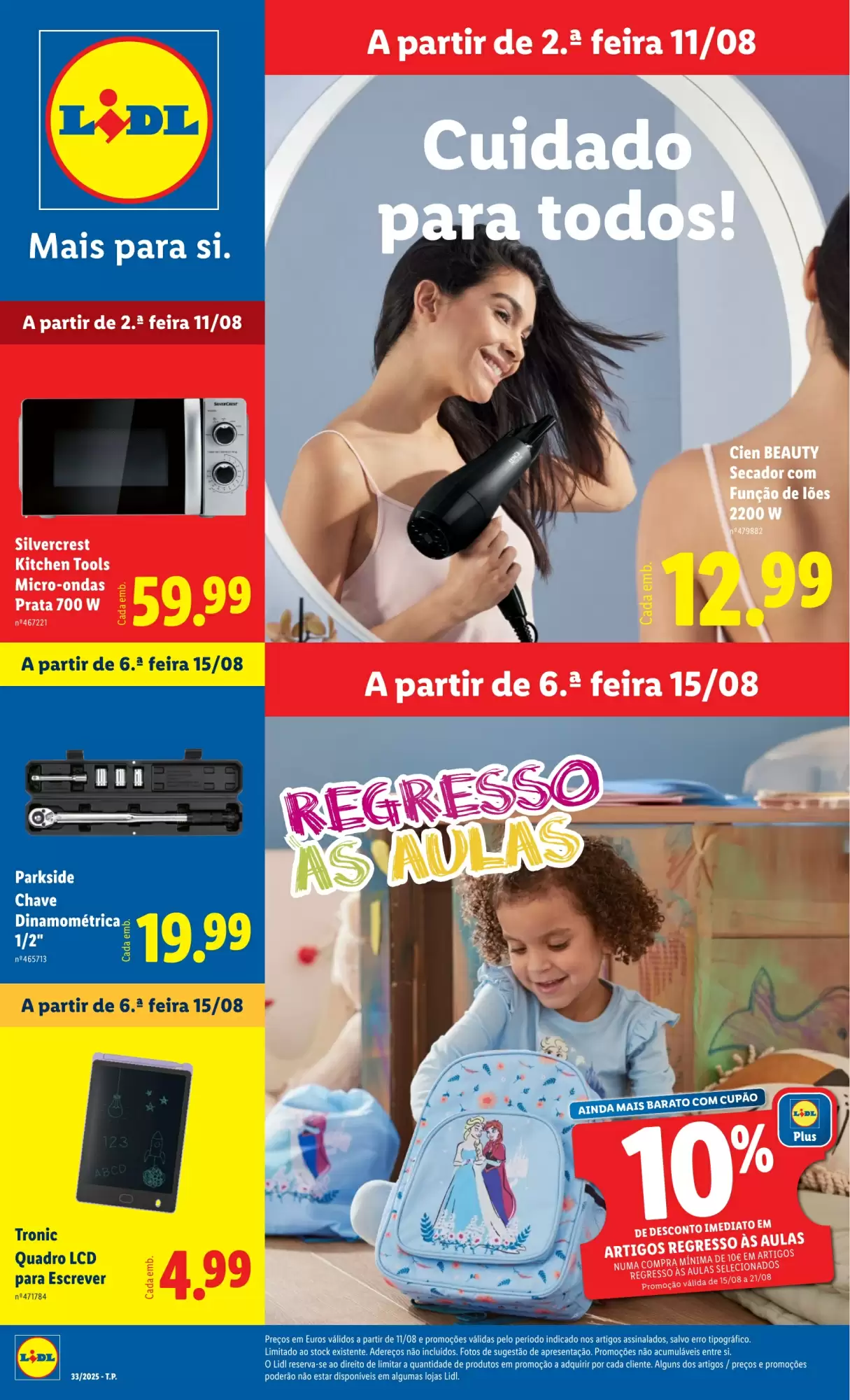 Antevisāo Folheto Lidl Bazar Promoções de 11 a 21 agosto