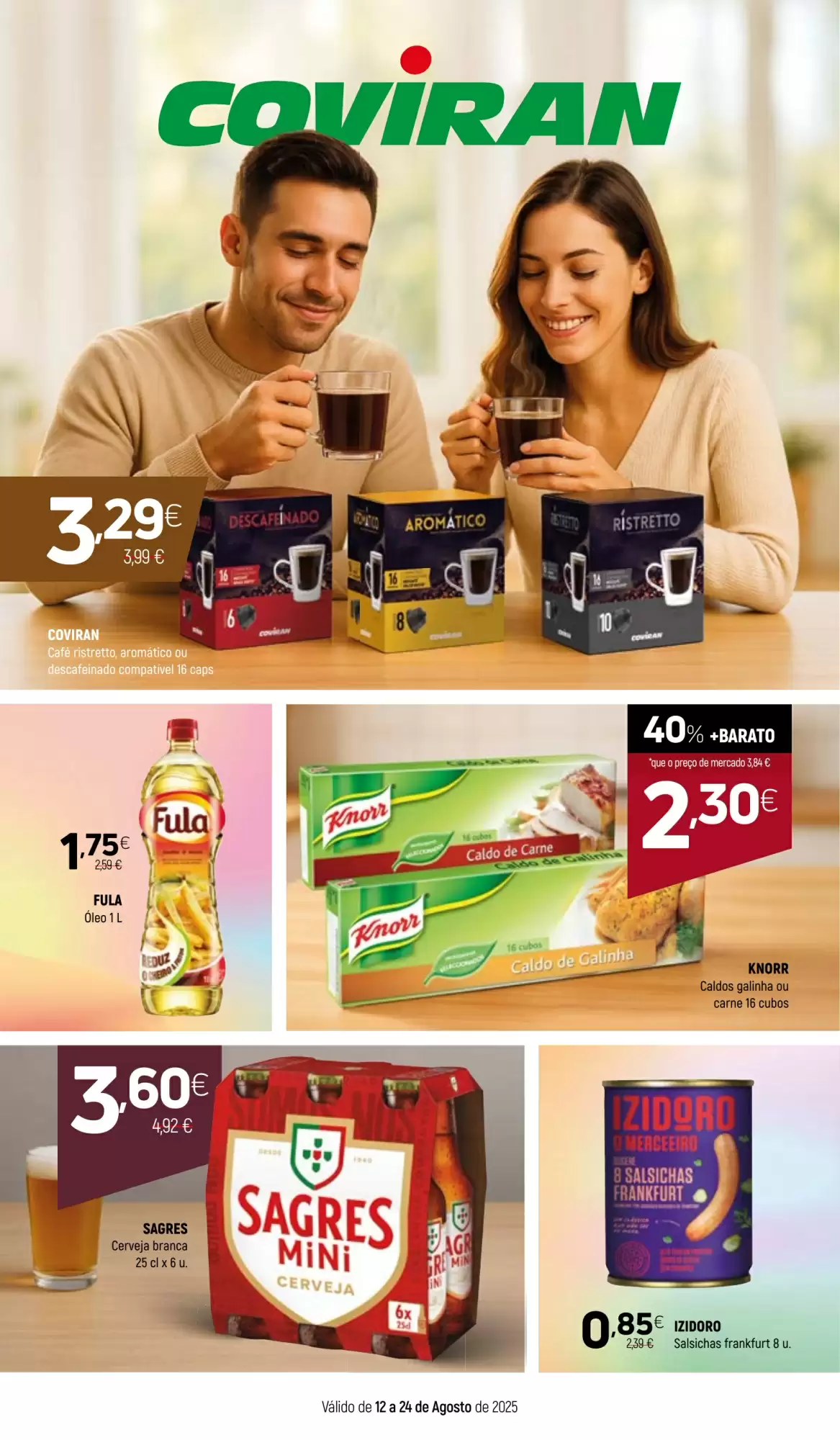 Antevisāo Folheto Coviran Promoções de 12 a 24 agosto