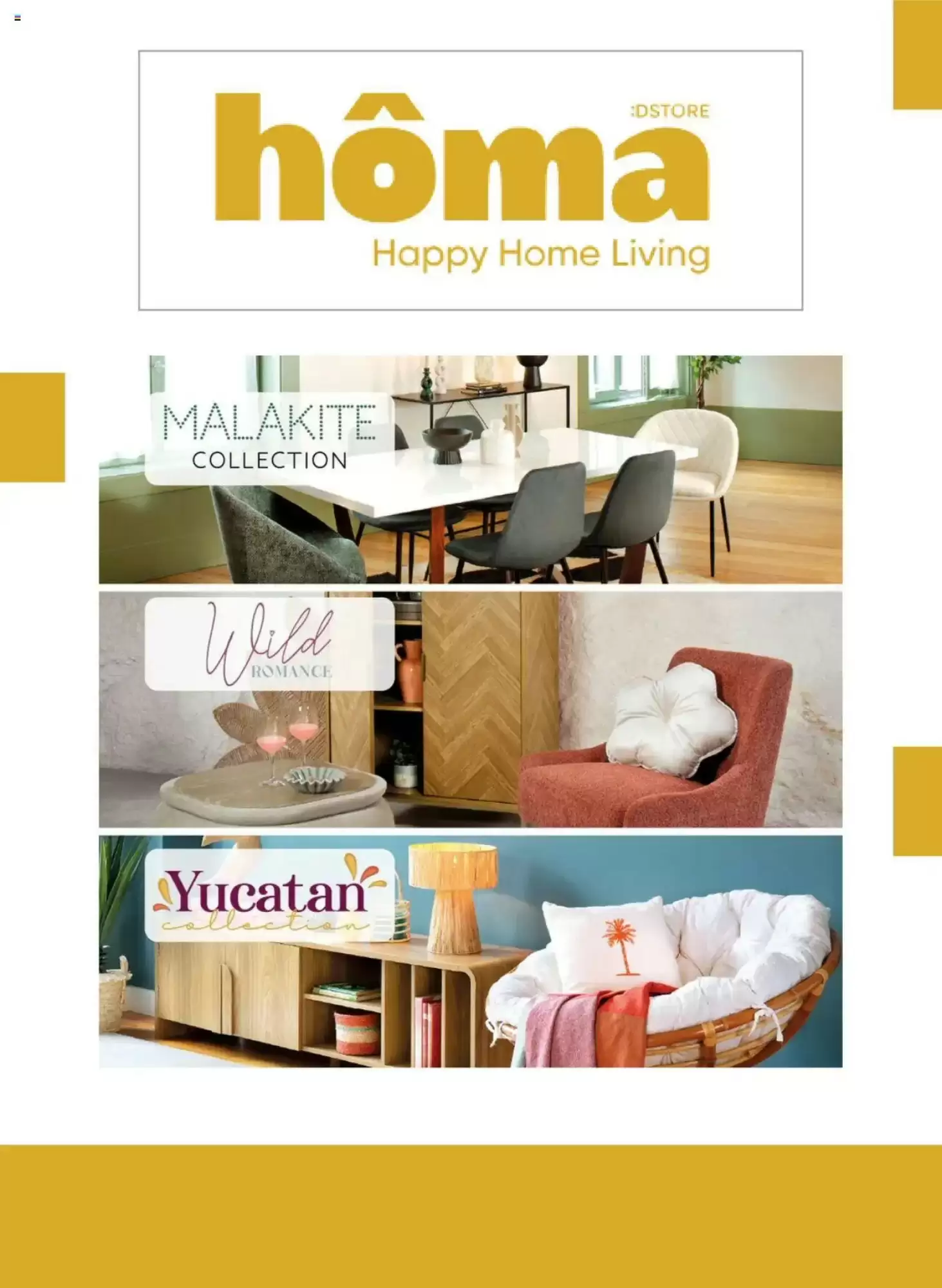 Folheto Hôma - Malakite Collection