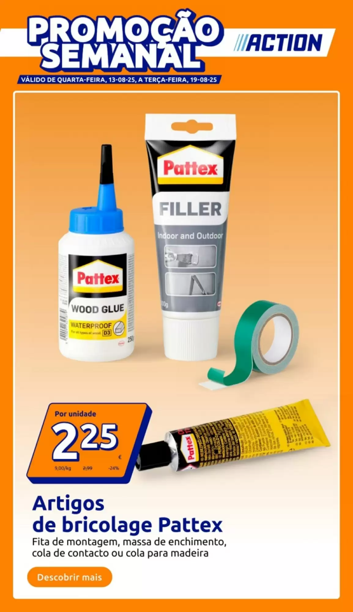 Folheto Action Promoções Semanal de 13 a 19 agosto