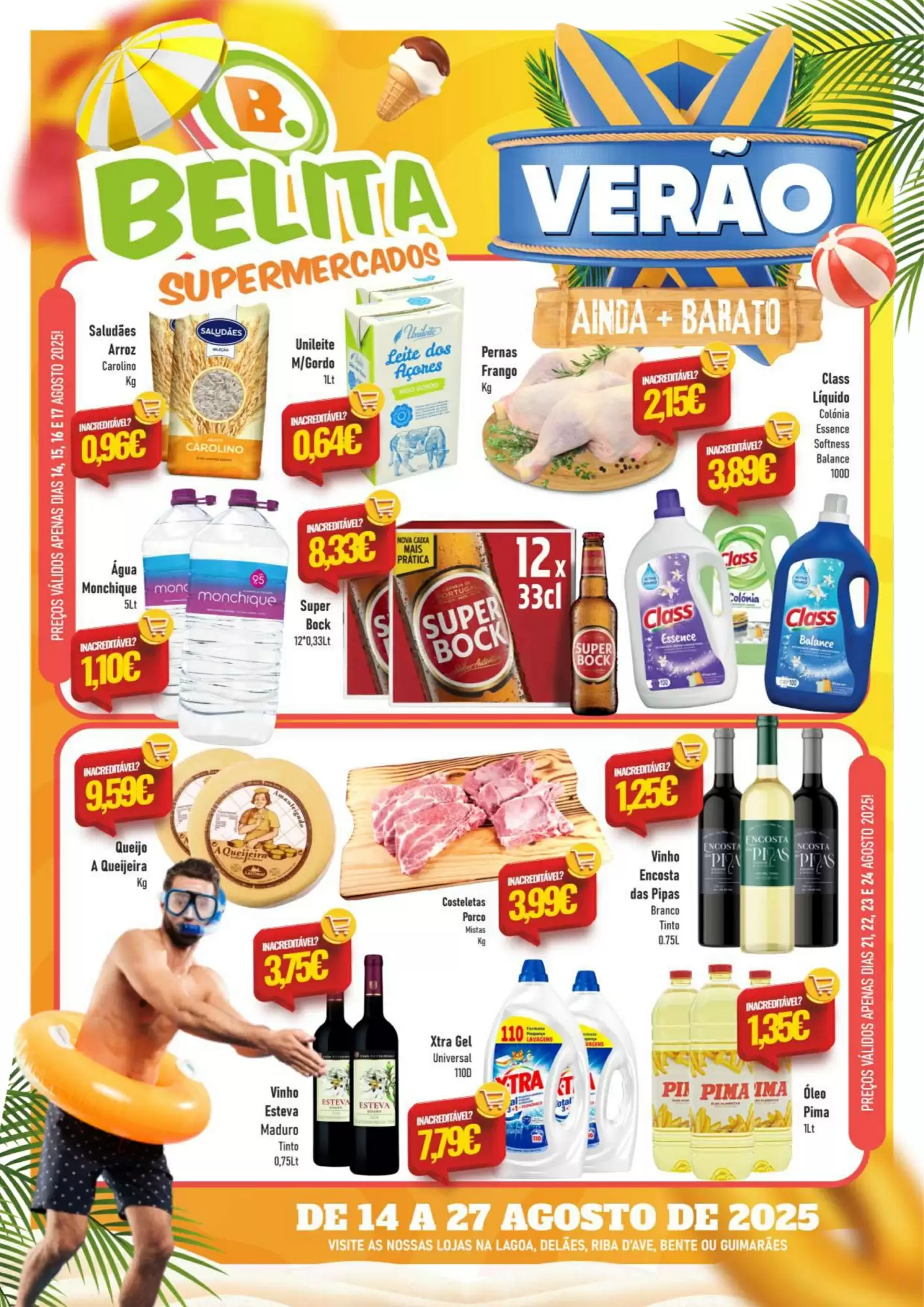 Folheto Belita Promoções de 14 a 27 agosto