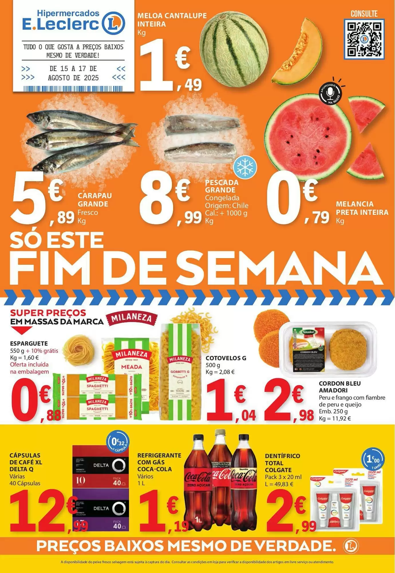 Folheto E.Leclerc Promoções Só Este Fim de Semana