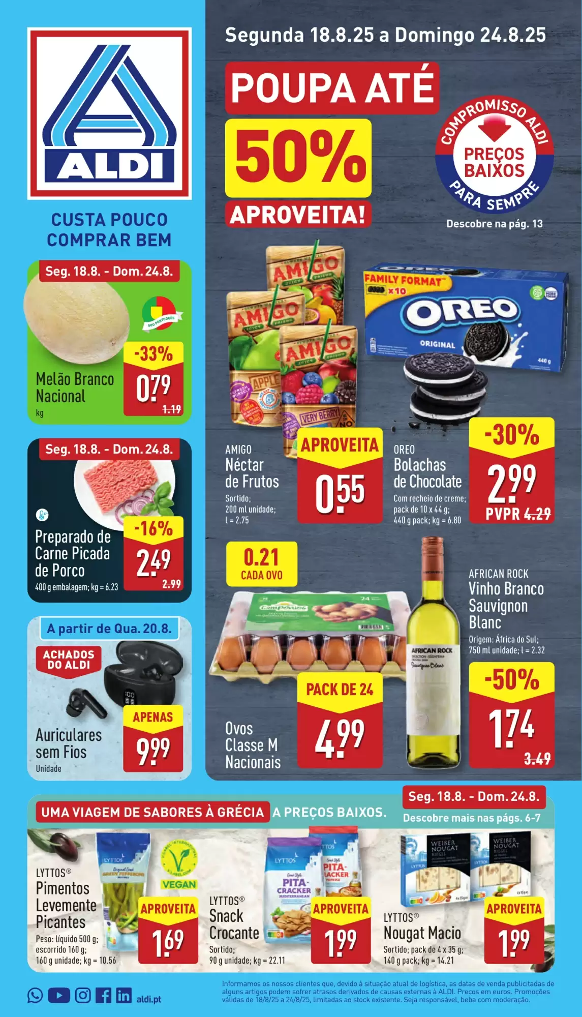 Folheto ALDI Promoções de 18 a 24 agosto