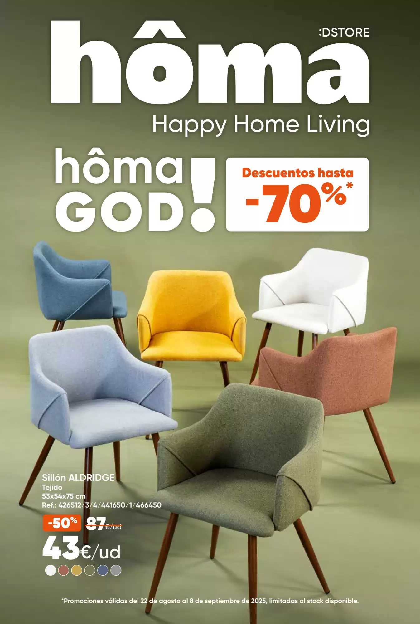Folheto Hôma - Descontos Até -70%