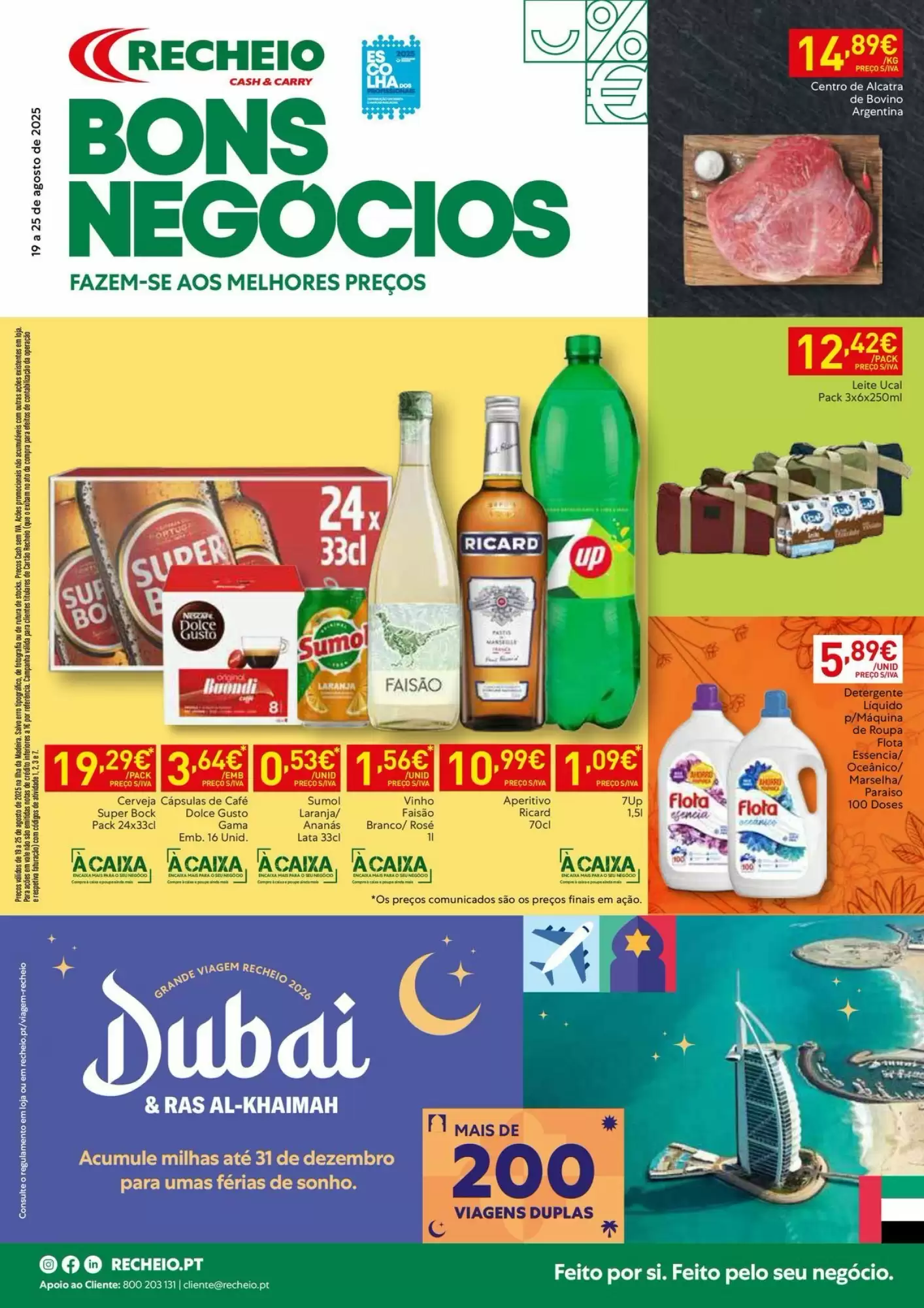 Folheto Recheio Bons Negócios de 19 a 25 agosto