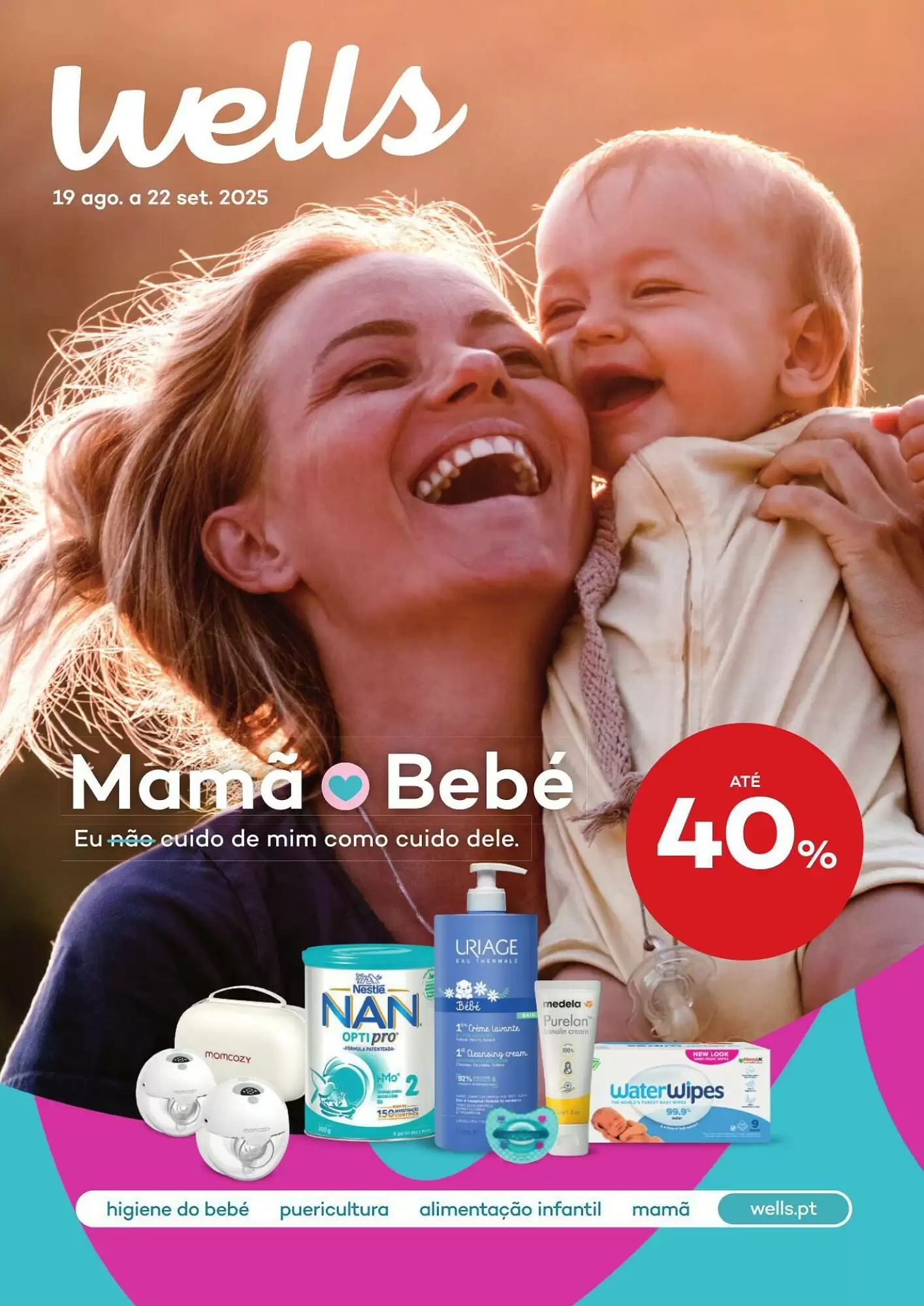 Folheto Well's - Mamã e Bebé