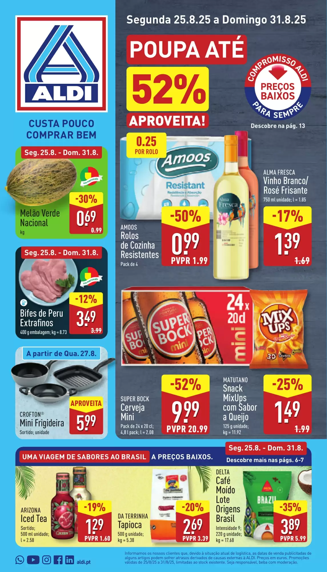 Antevisāo Folheto ALDI Esta Semana de 25 a 31 agosto