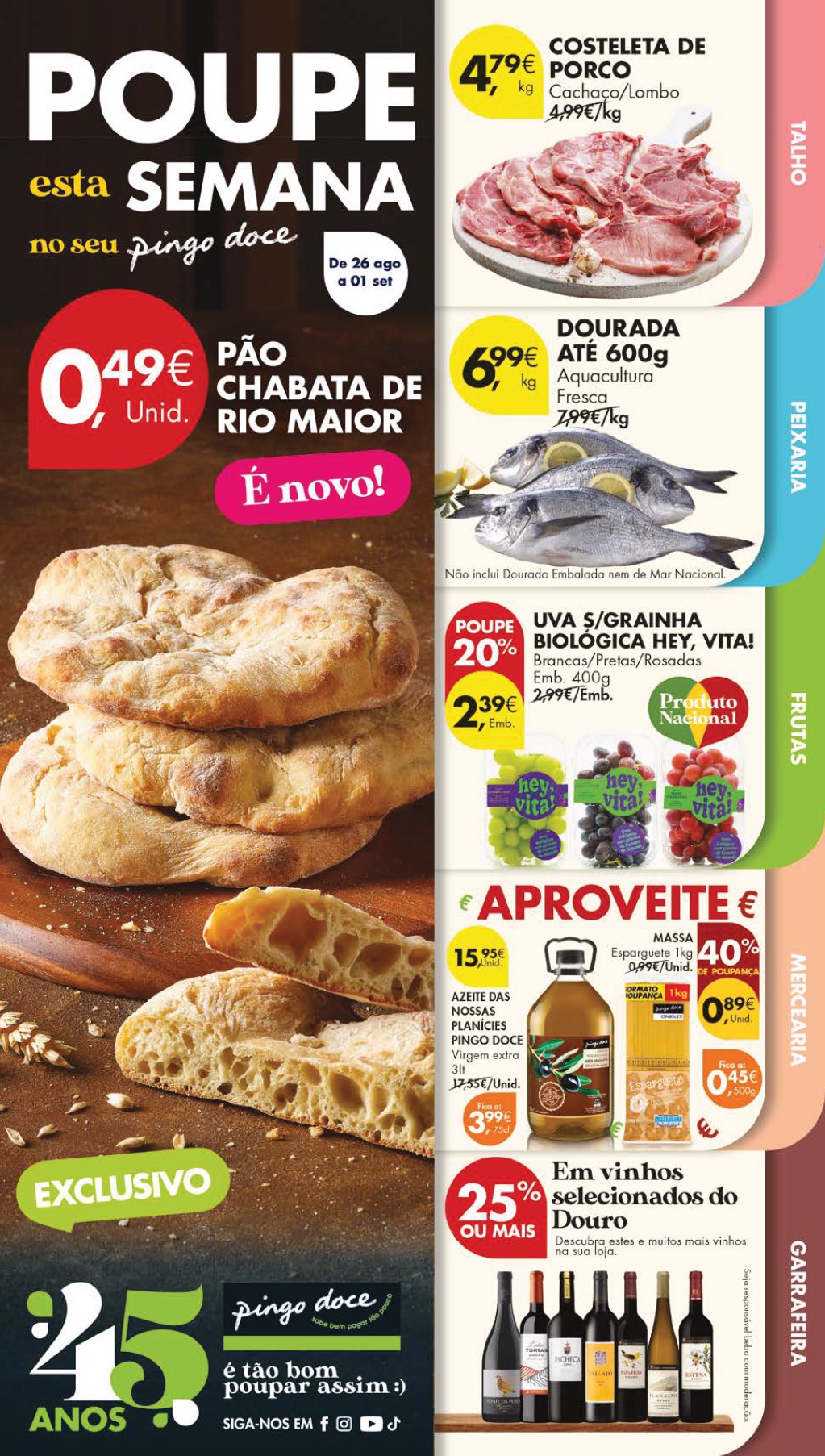 Folheto Pingo Doce Antevisão Promoções de 26 agosto a 1 setembro