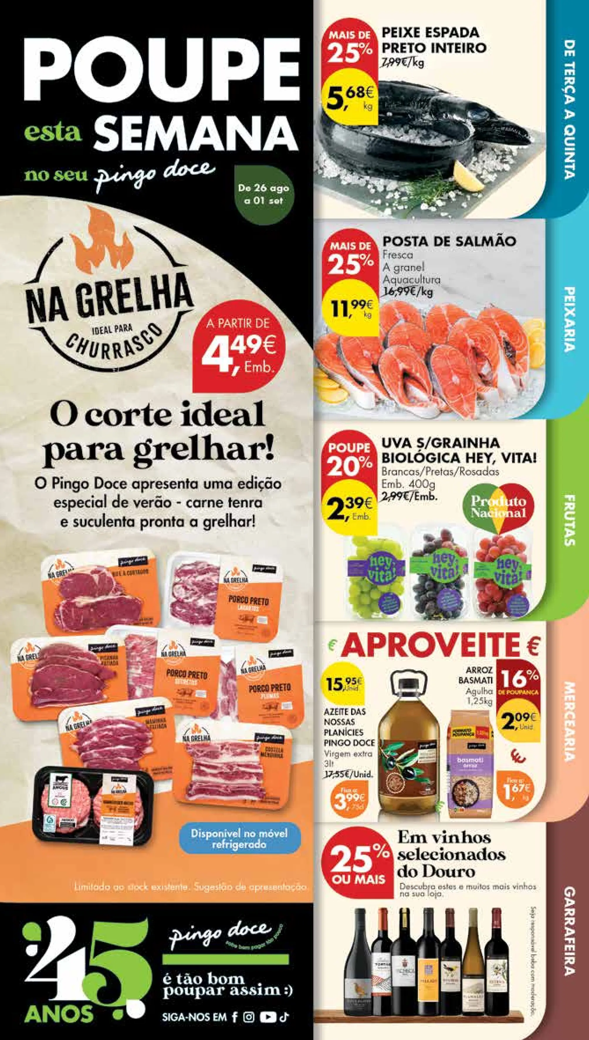 Folheto Pingo Doce Madeira Antevisão: Promoções de 26 agosto a 1 setembro