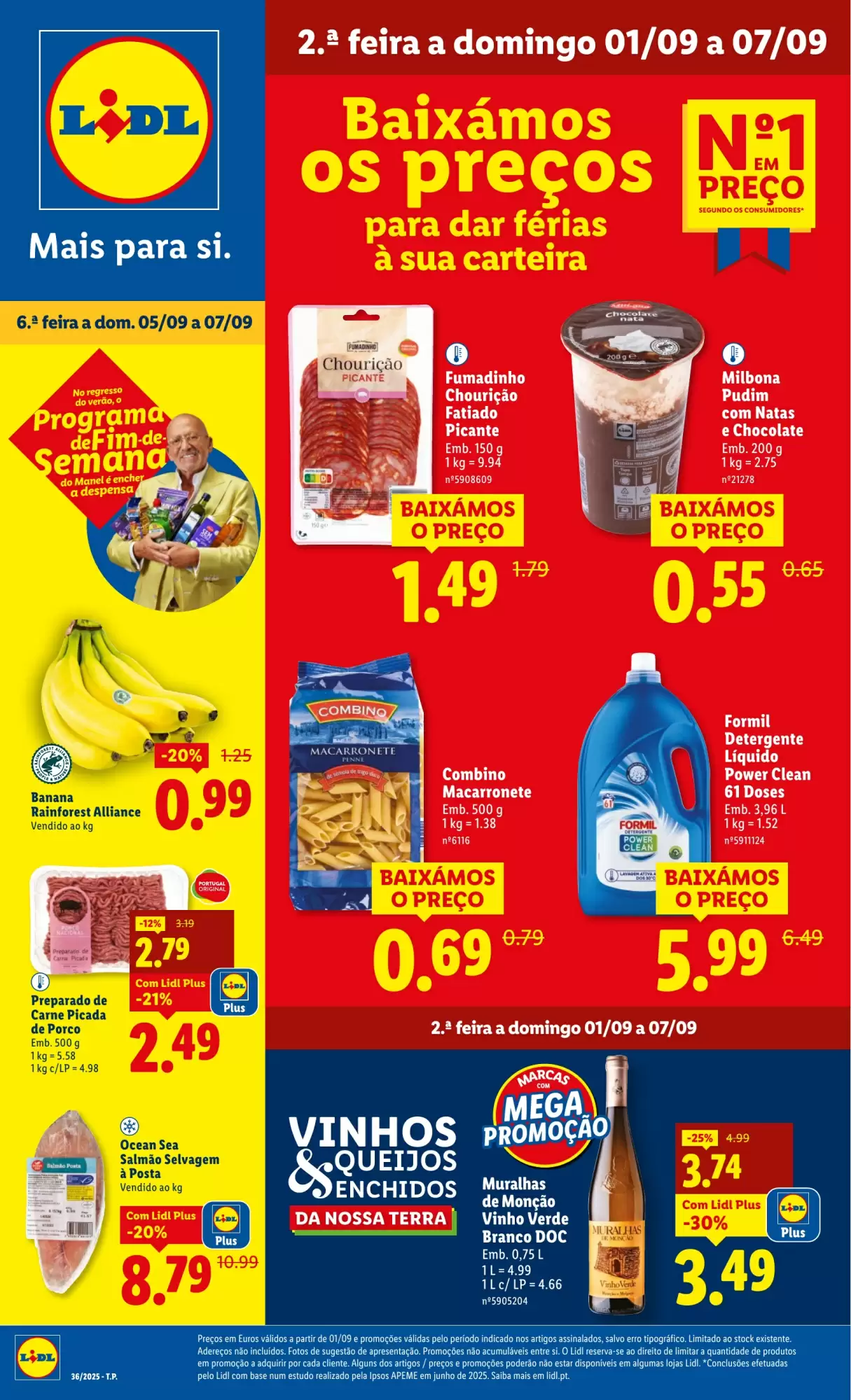 Folheto Lidl Promoções de 1 a 7 setembro
