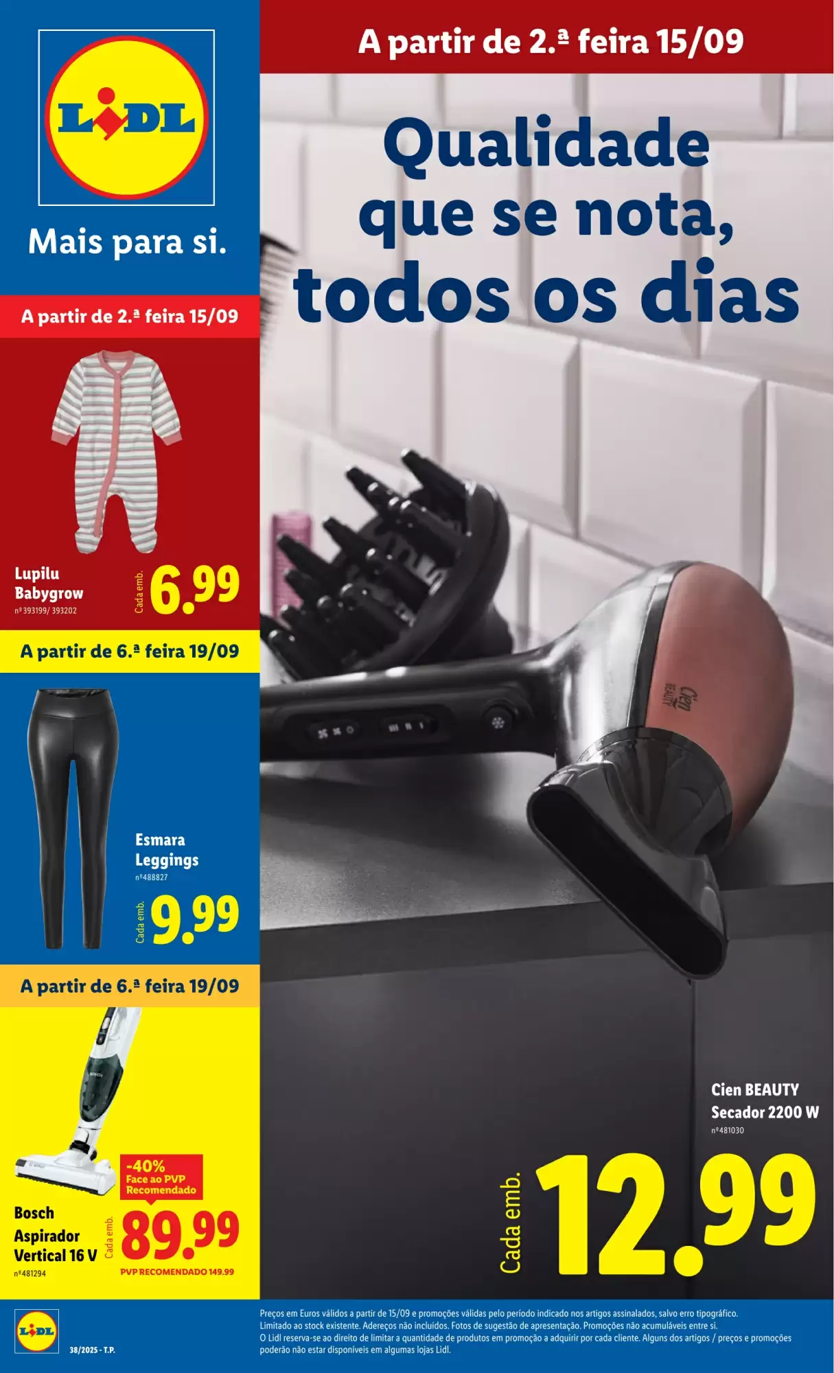 Folheto Lidl Bazar Promoções de 15 a 25 setembro 