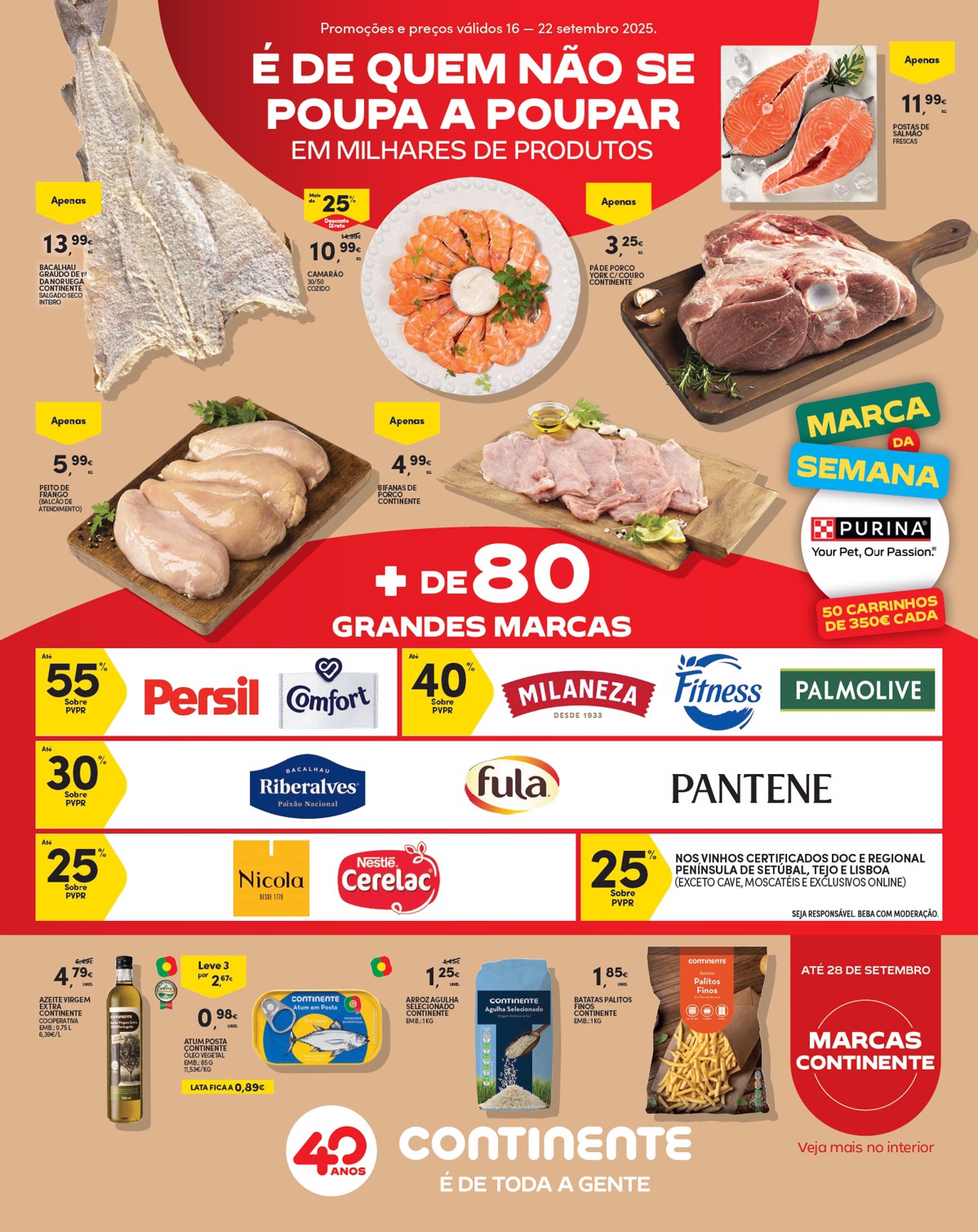 Folheto Continente Madeira Promoções de 16 a 22 setembro