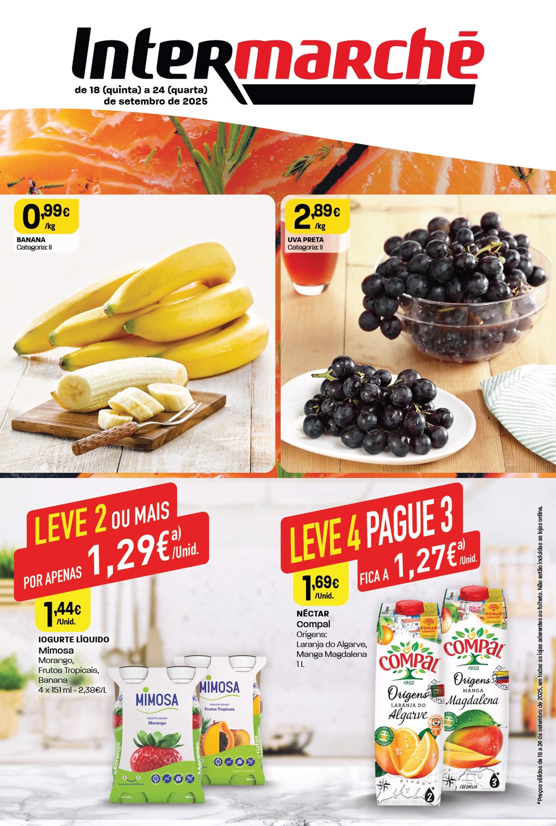 Folheto Intermarché Mini de 18 a 24 setembro