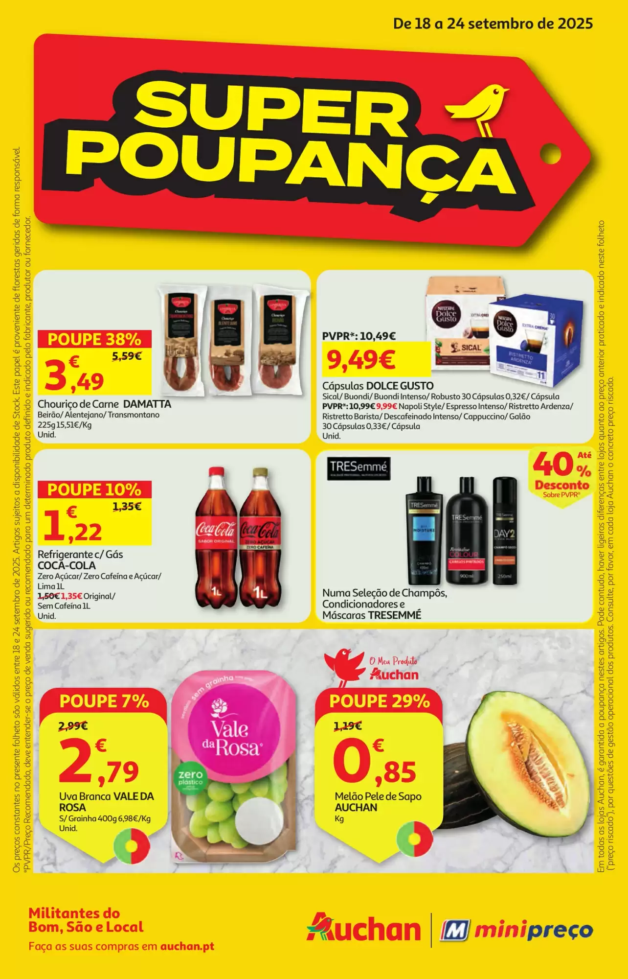 Folheto Minipreço / Auchan de 18 a 24 setembro