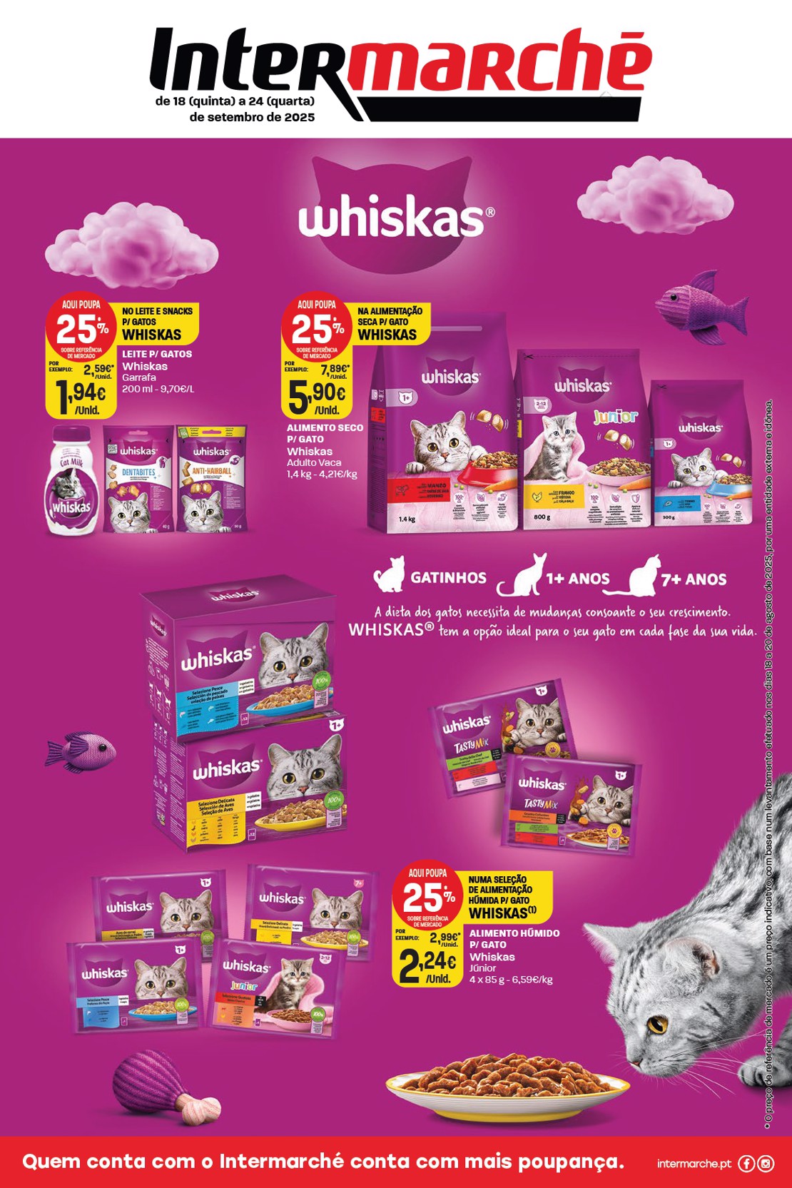 Folheto Intermarché - Whiskas