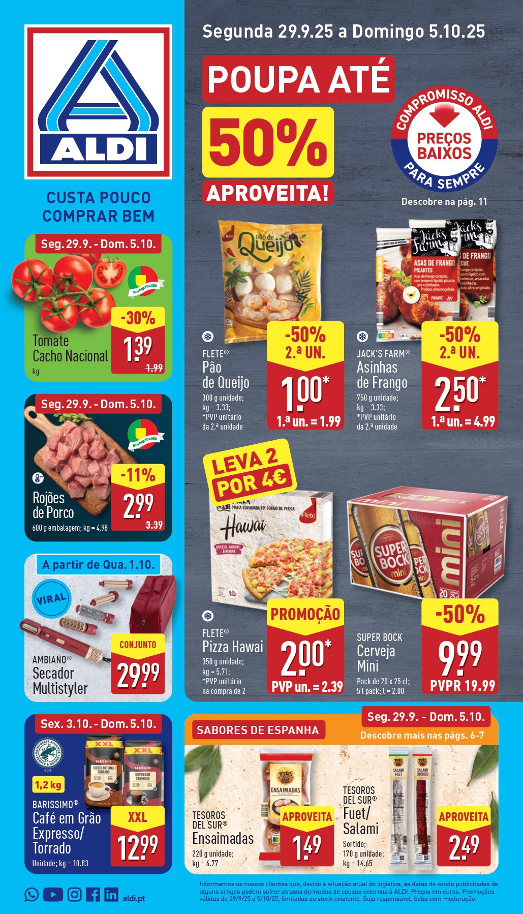 Folheto ALDI Promoções de 29 setembro a 5 outubro