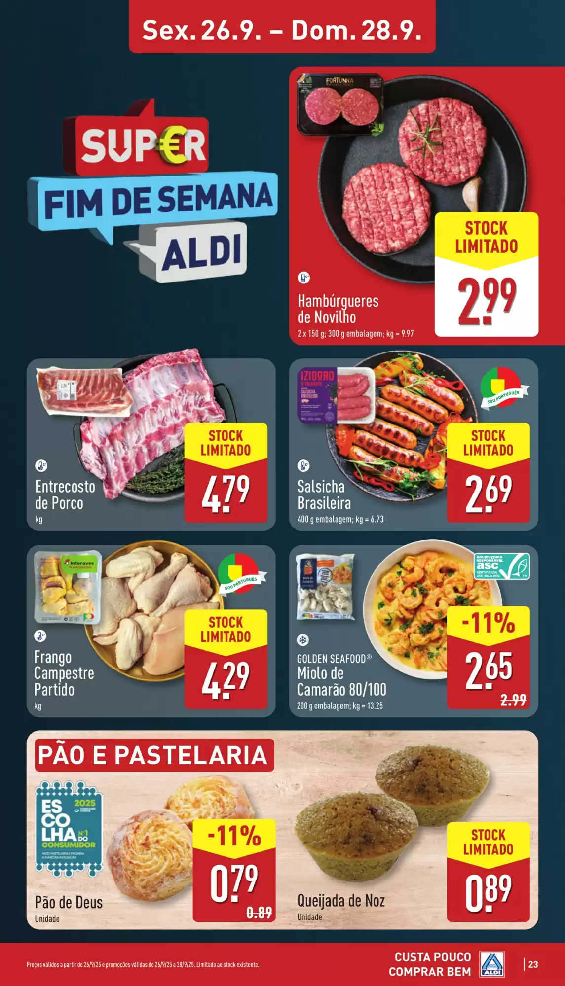 Folheto ALDI Fim de Semana de 26 a 28 setembro