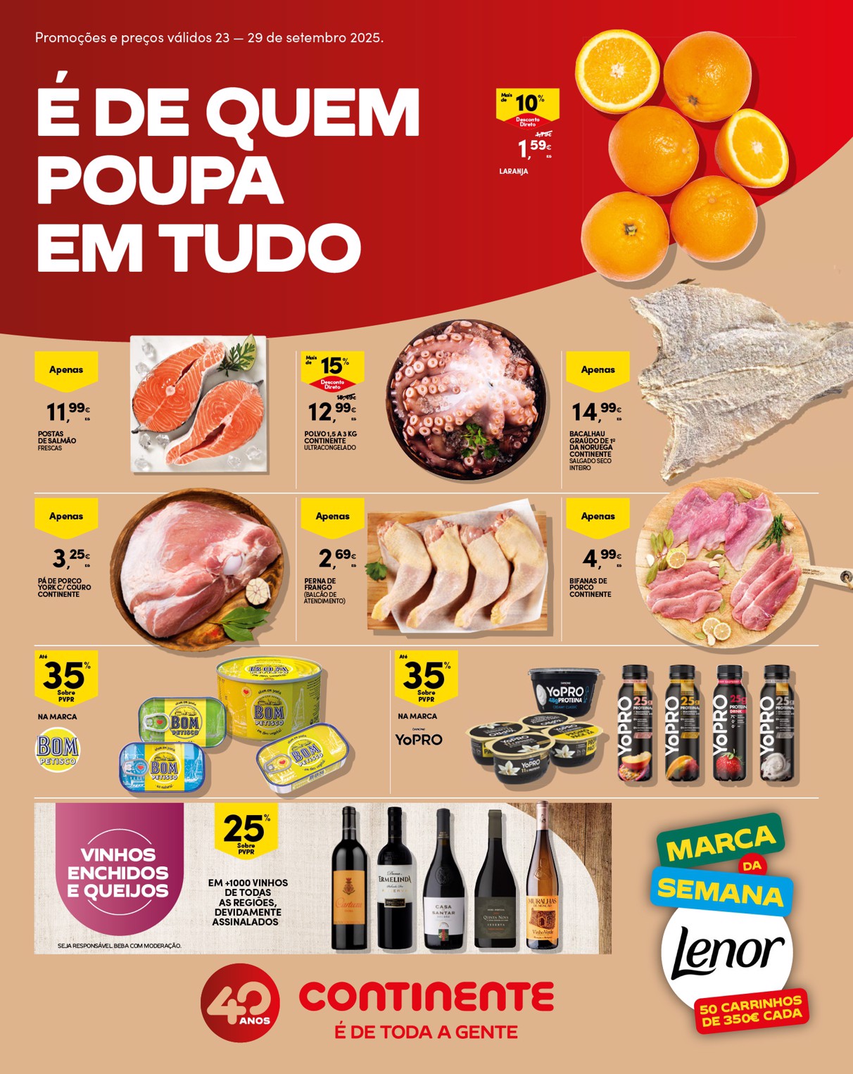 Folheto Continente Madeira de 23 a 29 setembro