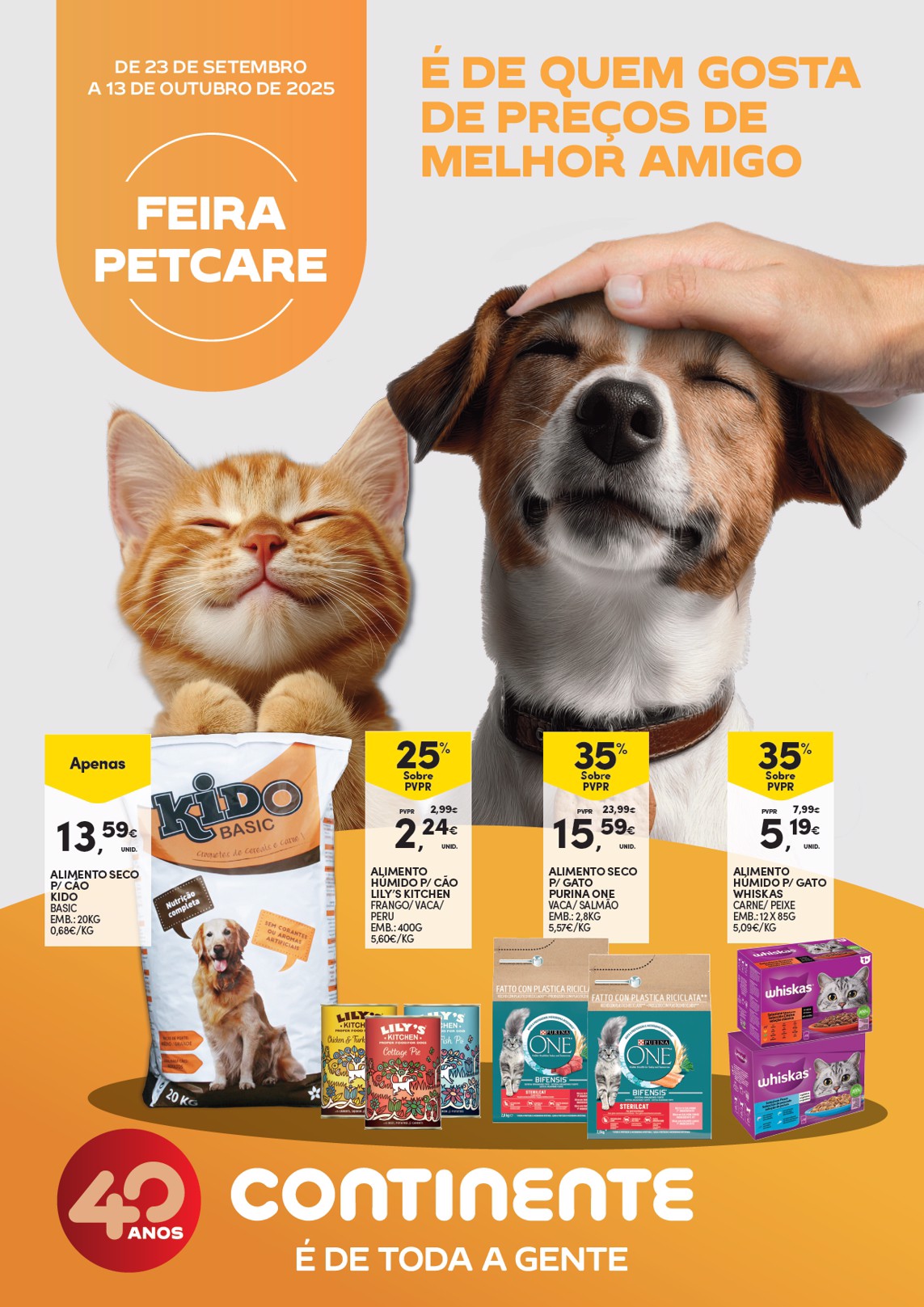 Folheto Continente Açores: Feira Pet Care