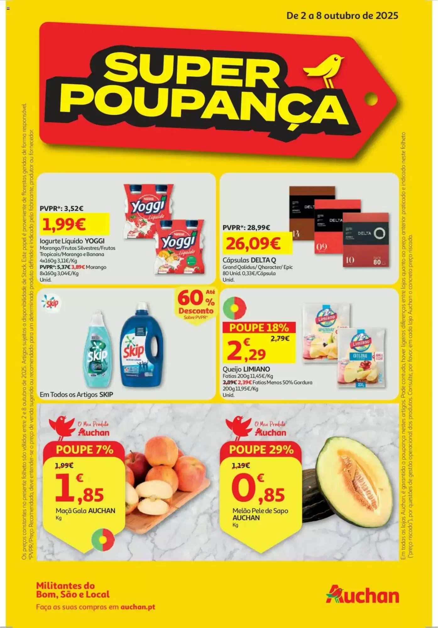 Folheto Auchan Super Poupança de 2 a 8 outubro