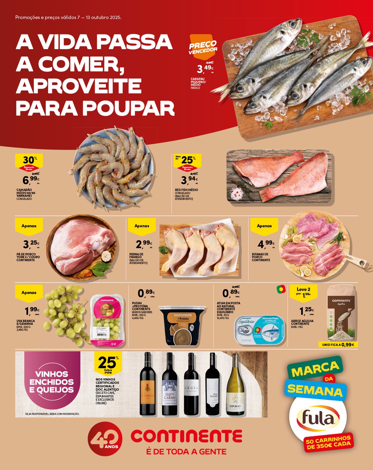 Folheto Continente Madeira Promoções de 7 a 13 outubro
