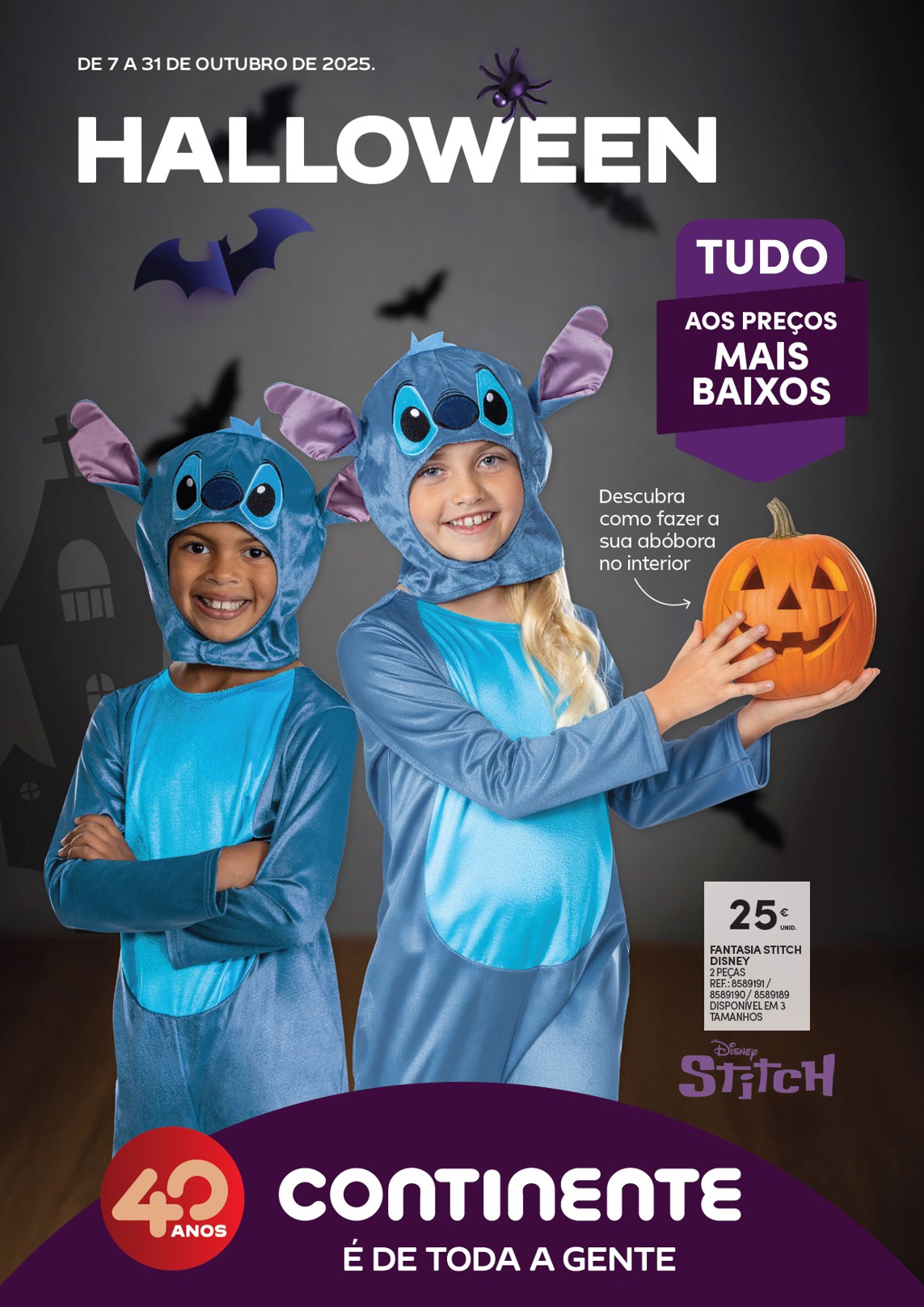 Folheto Continente Halloween