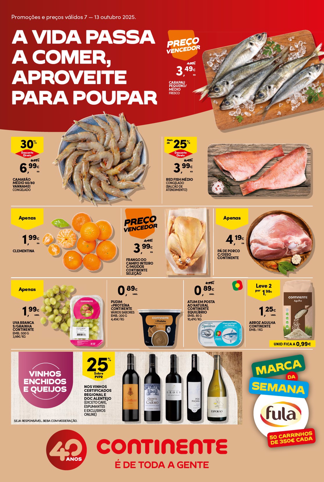 Continente Bom Dia: Folheto Semanal de 7 a 13 outubro