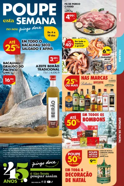 Folheto Pingo Doce Açores de 4 a 10 dezembro