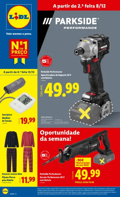 Antevisão Folheto Lidl Bazar Promoções de 8 a 18 dezembro