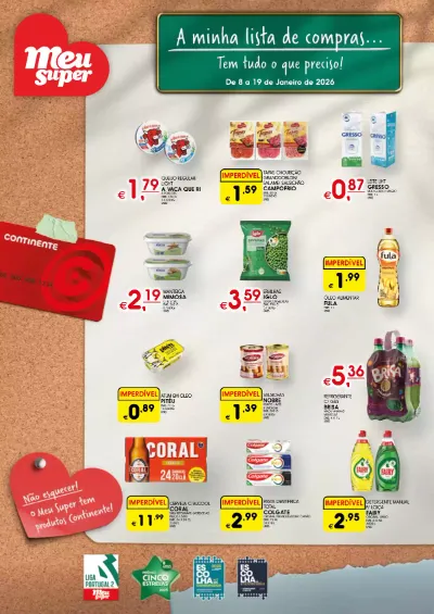Antevisão Folheto Meu Super Madeira Promoções de 8 a 19 janeiro