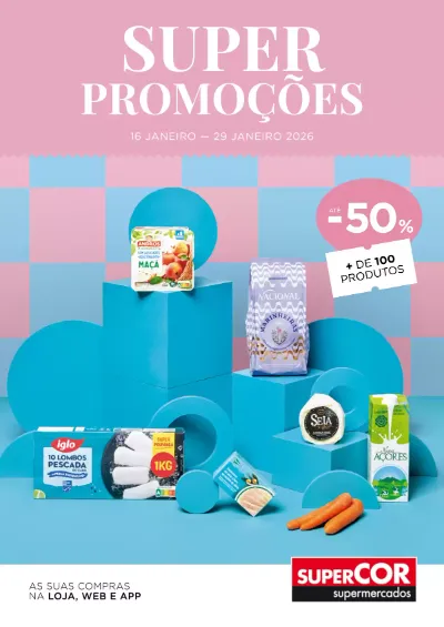 Antevisão Folheto Supercor Super Promoções de 16 a 29 janeiro