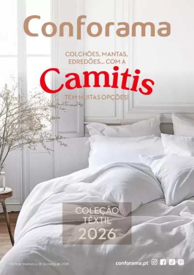 Antevisão Folheto Conforama Promoções de 5 fevereiro a 26 março
