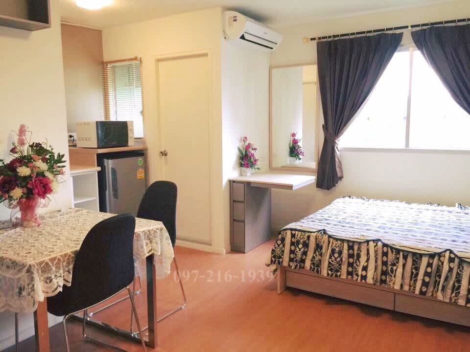 ให้เช่าคอนโด ลุมพินี คอนโดทาวน์ ร่มเกล้า-สุวรรณภูมิ แต่งพร้อมเข้าอยู่