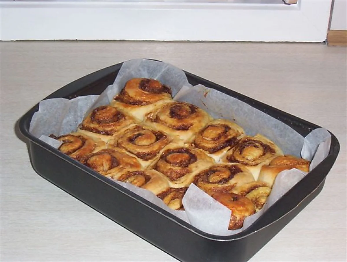 Kanelsnegle i fad opskrift - Forberedelse og præsentation
