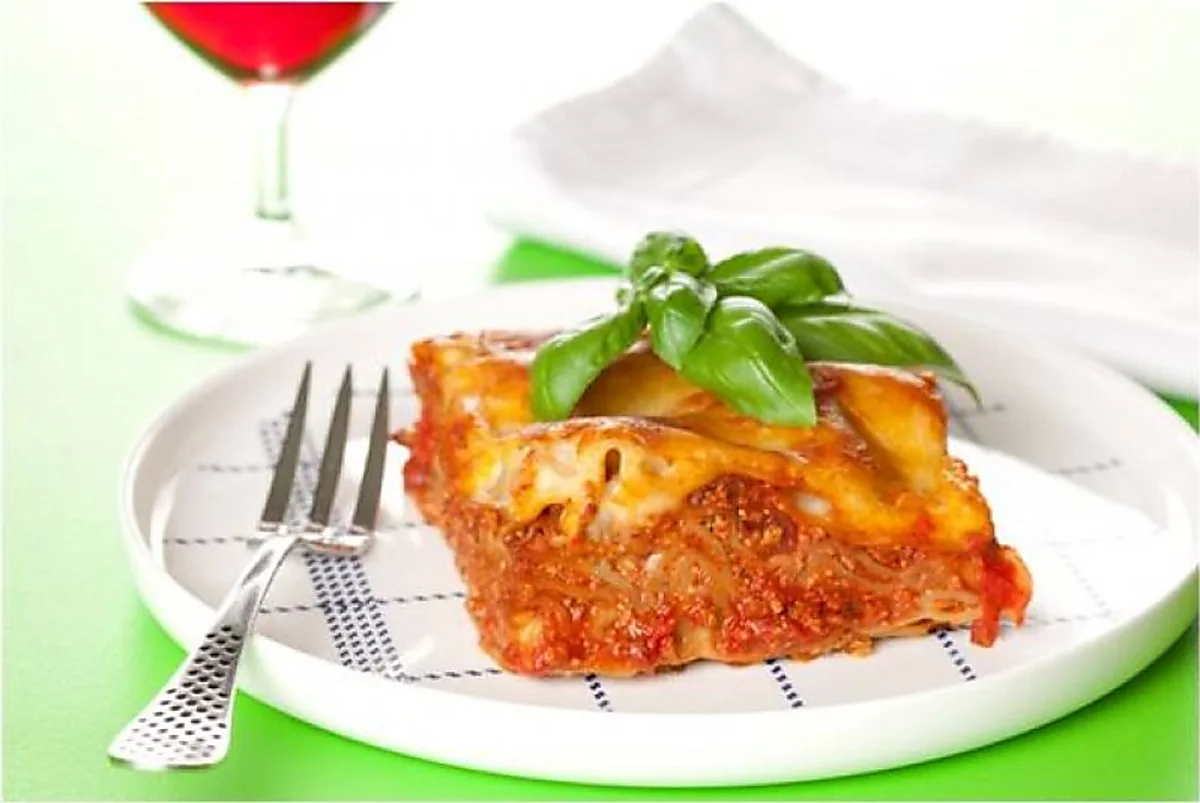 Vegetar lasagne med soya Vegetar lasagne med soya