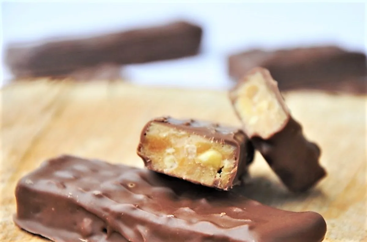 Karamel- og choko-bar Karamel- og choko-bar