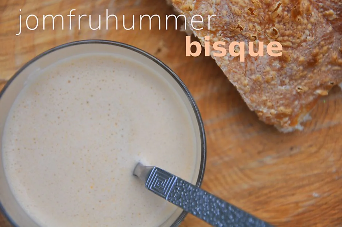 Lækker jomfruhummer bisque lavet af skallerne Lækker jomfruhummer bisque lavet af skallerne
