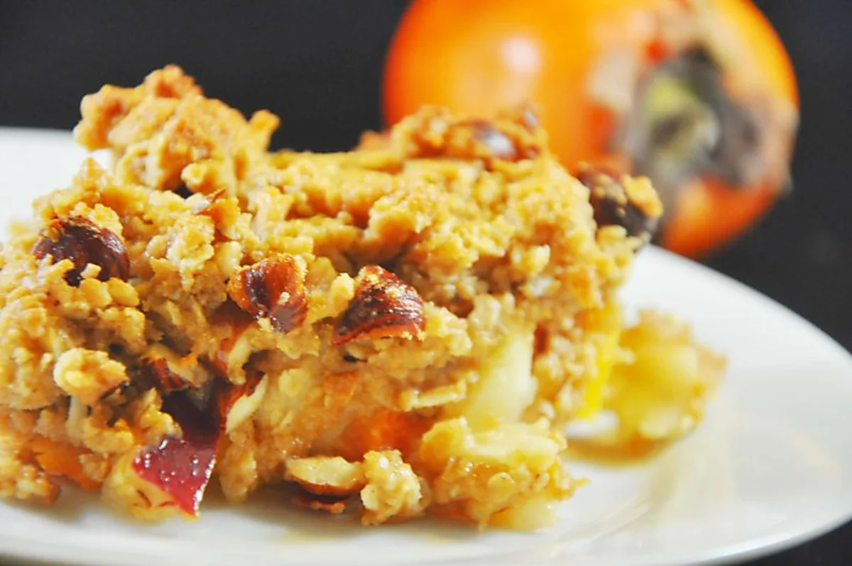 Kaki crumble Kaki crumble