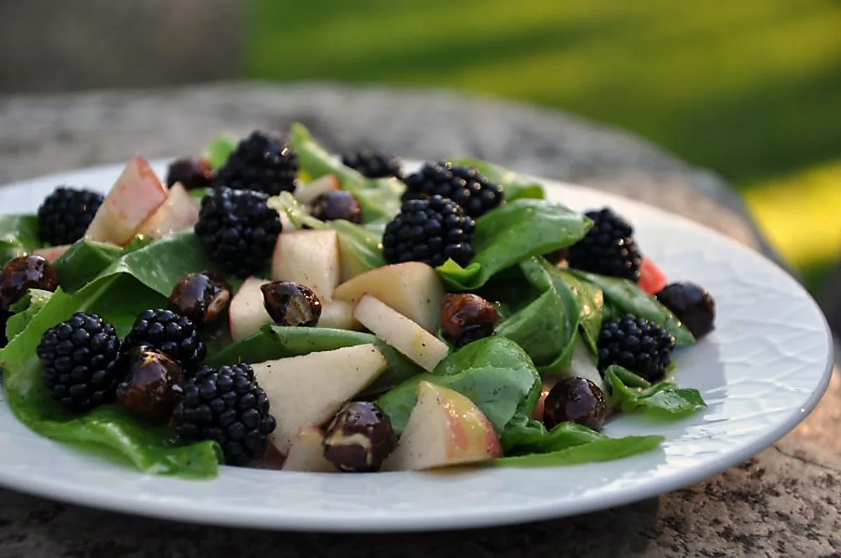 Brombær salat Brombær salat