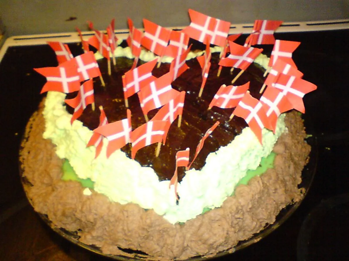 Chokoladekage med ægte chokolade