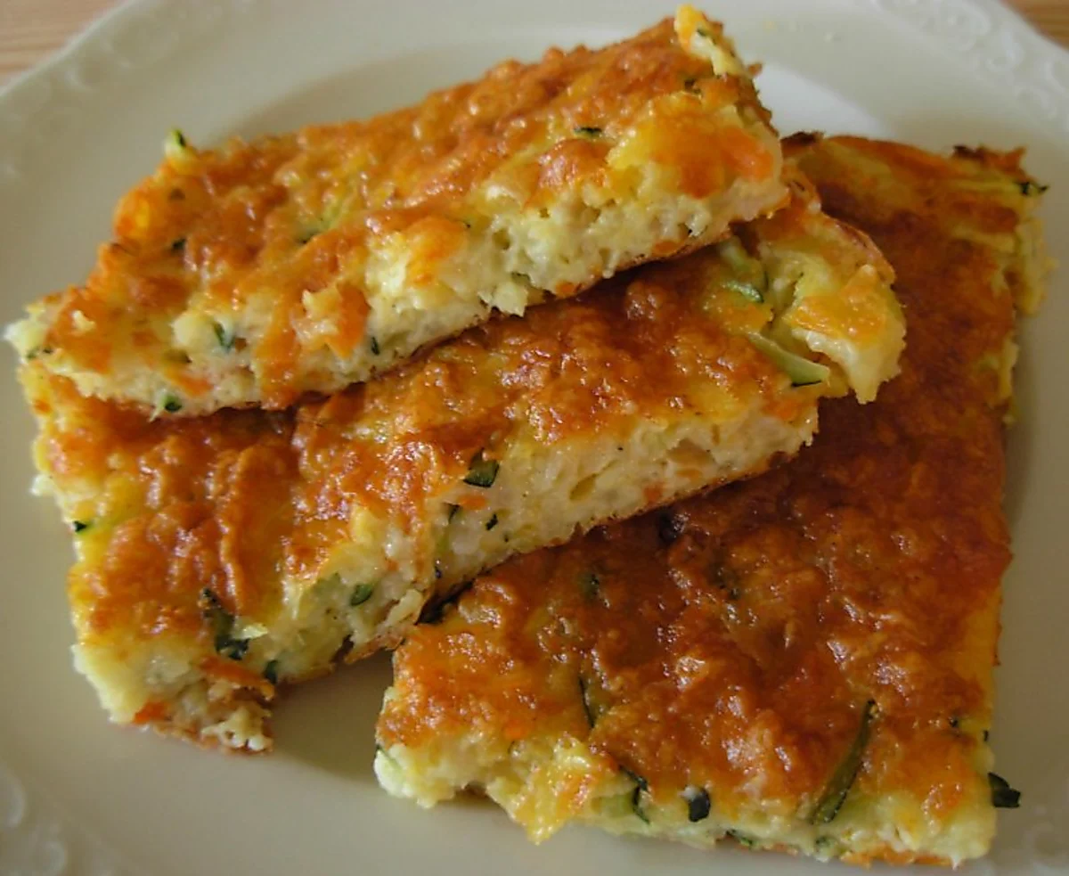 Gratinerede grønsagssnitter Gratinerede grønsagssnitter