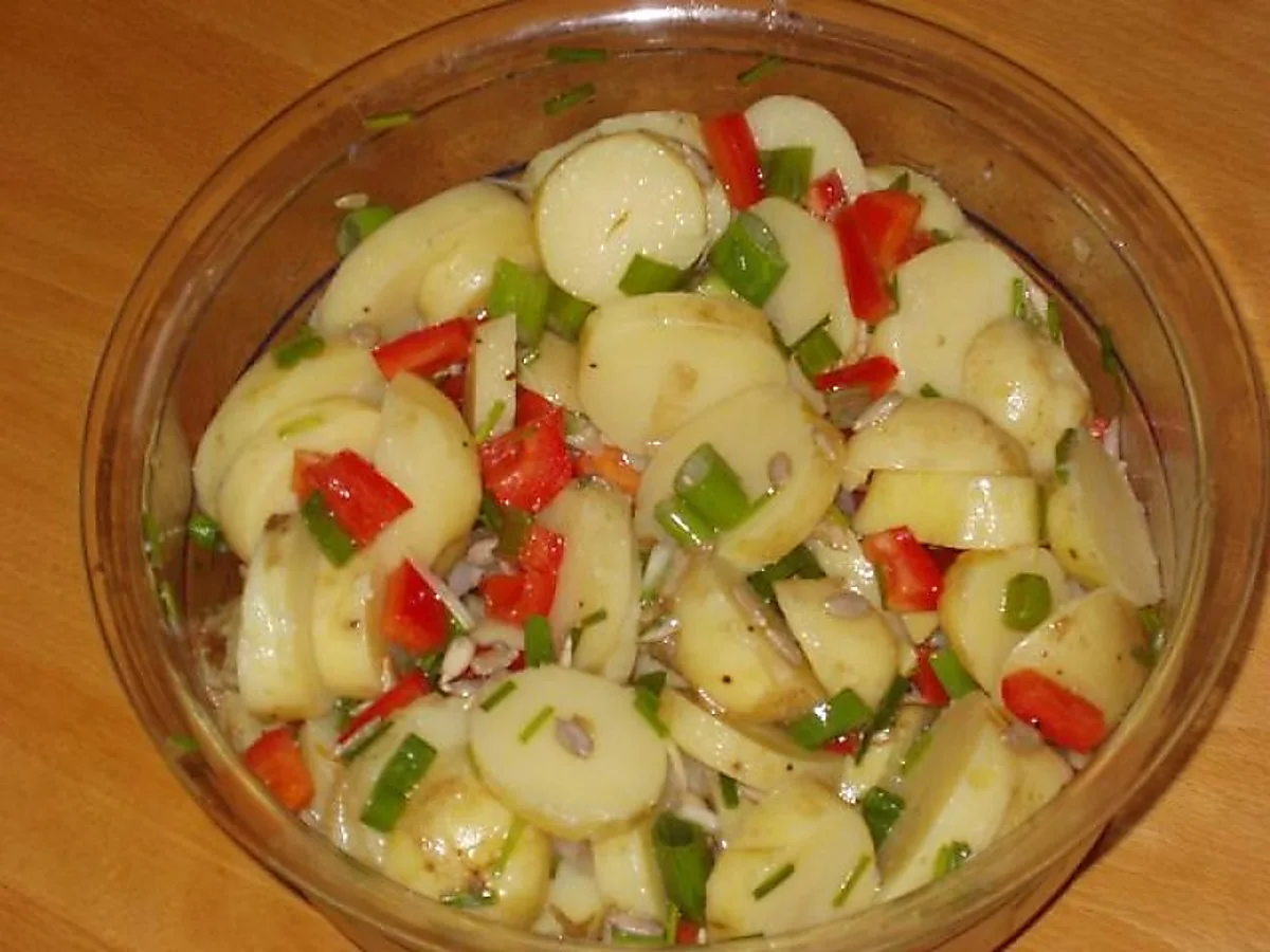 Marineret kartoffelsalat Marineret kartoffelsalat