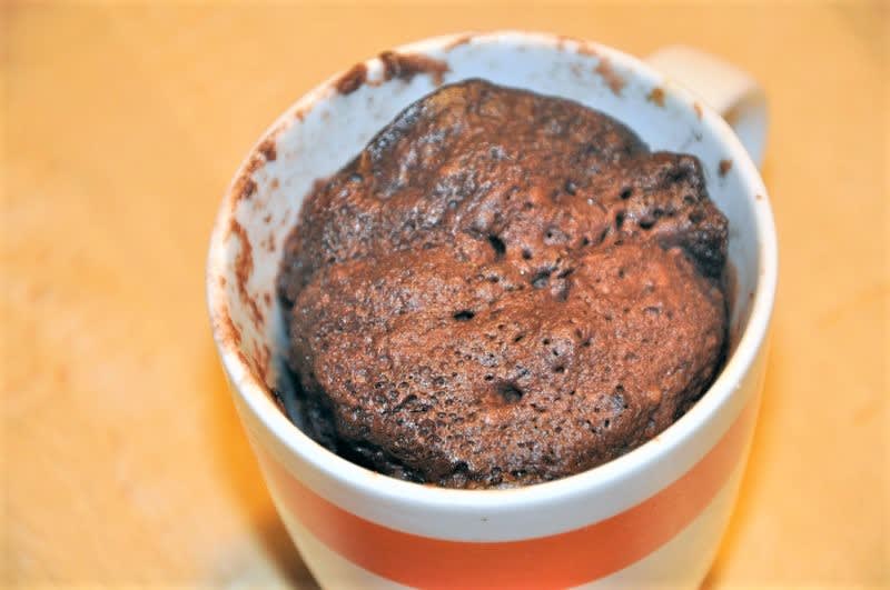 Chokoladekage på 5 min. i en kop Chokoladekage på 5 min. i en kop opskrift - Lækker hjemmelavet ret