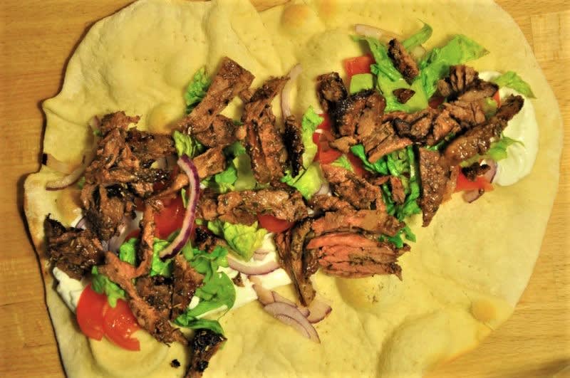 Gyros eller kebab kød Gyros eller kebab kød