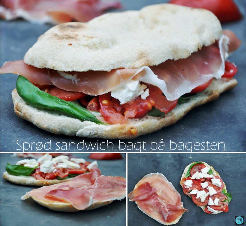 Sprød sandwich bagt på bagesten opskrift - Lækker hjemmelavet ret