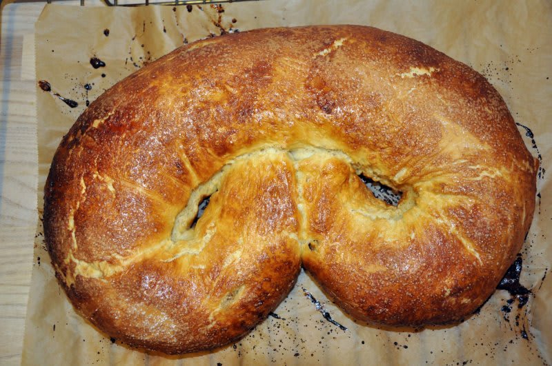 Kringle med æblefyld