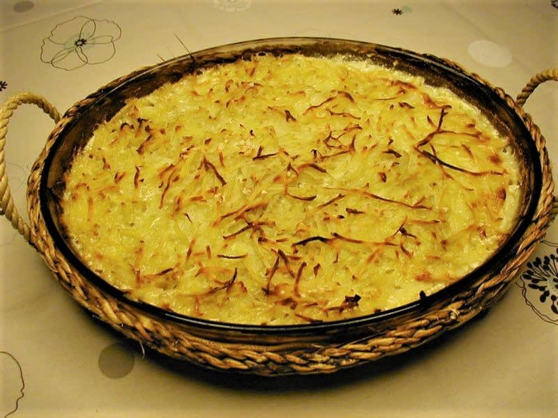 Flødekartofler med strimler opskrift - Lækker hjemmelavet ret