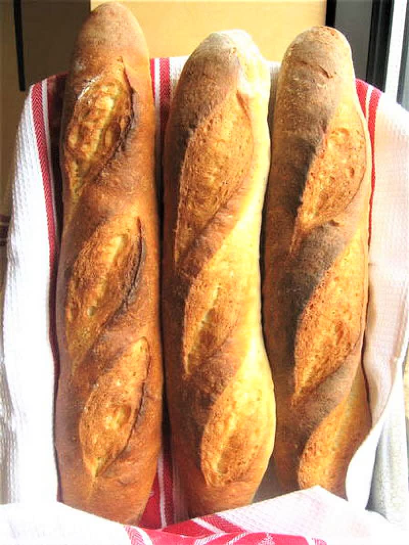 Franske baguettes Franske baguettes opskrift - Lækker hjemmelavet ret